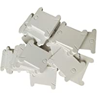 F Fityle 200Pcs Cartón Floss Bobbins Hilo De Punto De Cruz Tarjeta De Bobinado